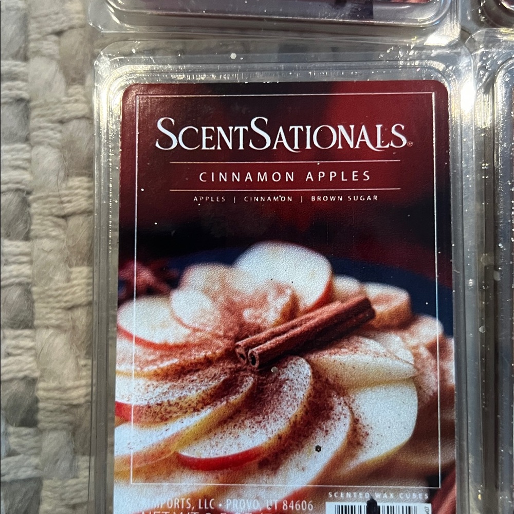 18 New fall scentsationals wax cubes melts pumpkin apple spice cinnamon - Picture 2 of 8